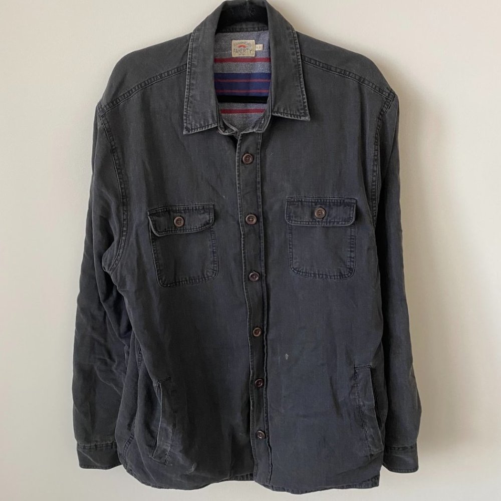 Faherty XL Overshirt Jacket